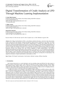 Digital Transformation of Credit Analysis at LPD Through Machine Learning Implementation
