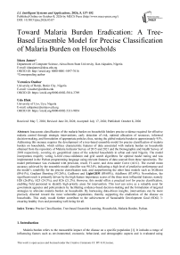 Toward Malaria Burden Eradication: A Tree-Based Ensemble Model for Precise Classification of Malaria Burden on Households