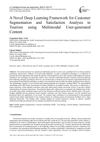 A Novel Deep Learning Framework for Customer Segmentation and Satisfaction Analysis in Tourism using Multimodal User-generated Content