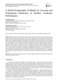 A Hybrid Explainable AI Model for Accurate and Transparent Prediction of Student Academic Performance