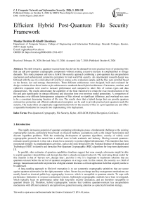 Efficient Hybrid Post-Quantum File Security Framework