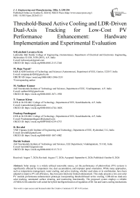 Threshold-Based Active Cooling and LDR-Driven Dual-Axis Tracking for Low-Cost PV Performance Enhancement: Hardware Implementation and Experimental Evaluation