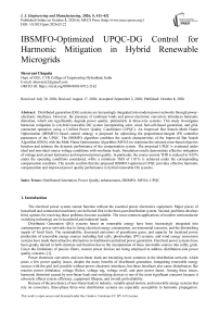 IBSMFO-Optimized UPQC-DG Control for Harmonic Mitigation in Hybrid Renewable Microgrids