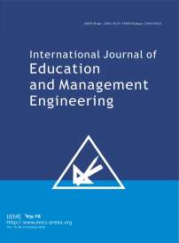 Cover page and Table of Contents. Vol. 16 No. 5, 2026, IJEME