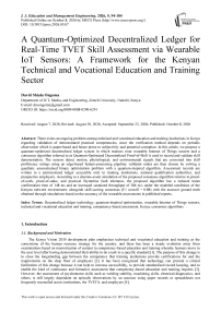 A Quantum-Optimized Decentralized Ledger for Real-Time TVET Skill Assessment via Wearable IoT Sensors: A Framework for the Kenyan Technical and Vocational Education and Training Sector