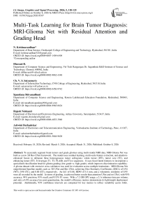 Multi-Task Learning for Brain Tumor Diagnosis: MRI-Glioma Net with Residual Attention and Grading Head