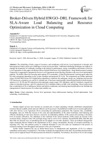 Broker-Driven Hybrid HWGO–DRL Framework for SLA-Aware Load Balancing and Resource Optimization in Cloud Computing