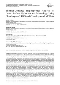 Thermal-Corrected Hyperspectral Analysis of Lunar Surface Hydration and Mineralogy Using Chandrayaan-2 IIRS and Chandrayaan-1 M3 Data