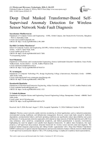 Deep Dual Masked Transformer-Based Self-Supervised Anomaly Detection for Wireless Sensor Network Node Fault Diagnosis