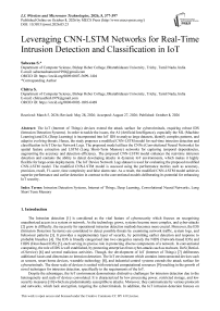 Leveraging CNN-LSTM Networks for Real-Time Intrusion Detection and Classification in IoT
