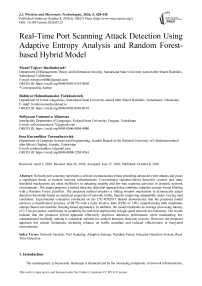 Real-Time Port Scanning Attack Detection Using Adaptive Entropy Analysis and Random Forest-based Hybrid Model