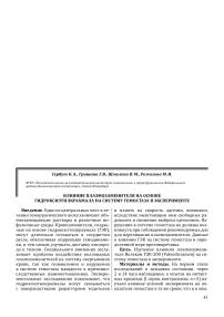 Влияние плазмозаменителя на основе гидроксиэтилкрахмала на систему гемостаза в эксперименте