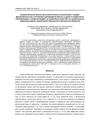 Сравнительный анализ цитогенетических показателей с морфо-функциональным состоянием щитовидной железы у детей и подростков, проживающих с момента аварии на Чернобыльской АЭС на загрязненных радионуклидами территориях Орловской и Калужской областей