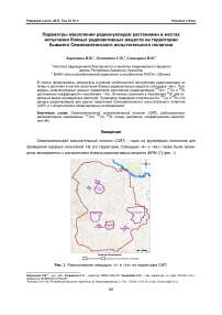 Параметры накопления радионуклидов растениями в местах испытания боевых радиоактивных веществ на территории бывшего Семипалатинского испытательного полигона