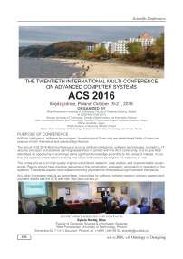Научная конференция ACS-2016