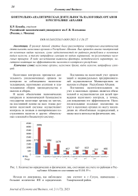 Контрольно-аналитическая деятельность налоговых органов в Республике Абхазия