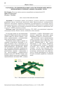 Разработка трудноизвлекаемых запасов Тюменской свиты с применением горизонтальных скважин с МГРП