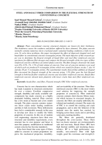 Steel and basalt fiber comparison in the flexural strength of conventional concrete