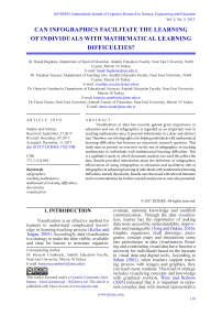 Can infographics facilitate the learning of individuals with mathematical learning difficulties?