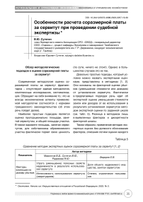 Особенности расчета соразмерной платы за сервитут при проведении судебной экспертизы