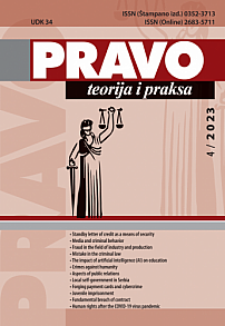 4 vol.40, 2023 - Pravo - teorija i praksa