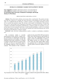 Russian e-commerce market development trends