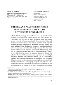 Theory and practice of flood prevention – A case study of the city of Kraljevo