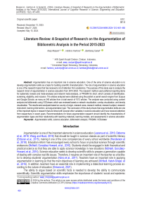 Literature review: a snapshot of research on the argumentation of bibliometric analysis in the period 2015-2023