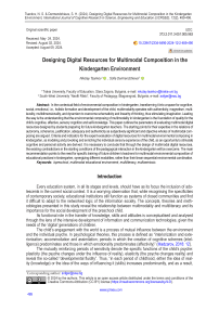 Designing digital resources for multimodal composition in the kindergarten environment