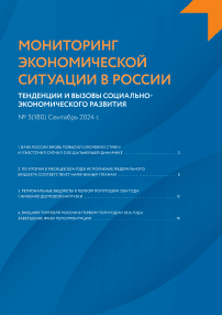 5 (180), 2024 - Мониторинг экономической ситуации в России