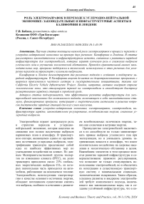 Роль электрозаправок в переходе к углеродно-нейтральной экономике: законодательные и инфраструктурные аспекты в Калифорнии и Лондоне