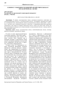 К вопросу тожденности понятий "недействительная" и "незаключенная" сделки