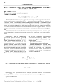 Структура автоматической системы управления беспилотным летательным аппаратом