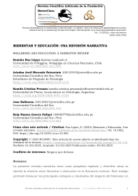 Bienestar y Educación: Una revisión narrativa