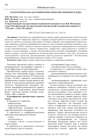 Патологическая анатомия ревматических пороков сердца