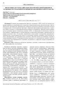 Философия «пустоты» () в китайской пейзажной живописи: особенности семантики и функции незаполненного пространства