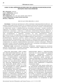 Синестезия: нейробиологические механизмы и феноменология перекрёстного восприятия