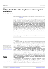 Bridging Worlds: The Global Reception and Cultural Impact of Yemeni Novels
