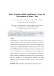 Smart Campus Mobile Application Toward the Development of Smart Cities
