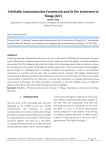 A Reliable Communication Framework and Its Use in Internet of Things (IoT)