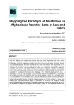Mapping the Paradigm of Disabilities in  Afghanistan from the Lens of Law and  Policy