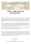 PASCAL : HEART AND LOGIC - ALEXIS KARPOUZOS