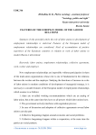 Features of the European model of the labour relations