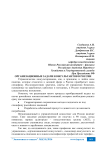 Организационные задачи консультантов в России