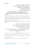 Анализ современного состояния качества поверхностных вод в регионе Южного Приаралья