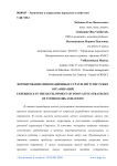 Опыт разработки инновационных стратегий туристических организаций