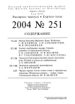Выпуск 251 т.13, 2004г. Русский орнитологический журнал