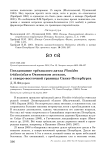 Гнездование трёхпалого дятла Picoides tridactylus в Охтинском лесхозе, у северо-восточной границы Санкт-Петербурга