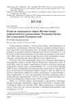 Встречи мраморного чирка Marmaronetta angustirostris в заповеднике «Тигровая балка» (Юго-Западный Таджикистан)