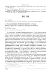 О гнездовании обыкновенного осоеда Pernis apivorus на юго-западном Алтае